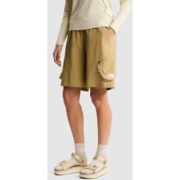 The North Face Pantalón corto plegable para mujer . (L) Beige