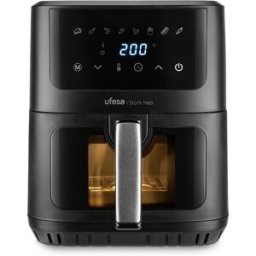 Ufesa Freidora de aire Stork Neo con 8 programas preestablecidos. Negro