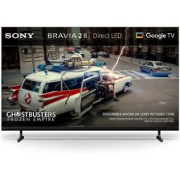 Sony TV 43" BRAVIA 2 II 43S25M2, UHD 4K HDR Direct LED, Dolby, Vision-Atmos, Google TV-Cast, Apple Airplay, Eco Dashboard, Game Menu, idea. Negro