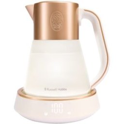 Russell Hobbs Hervidor Calm cristal mateado 1,7 litros. Oro / Cristal