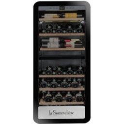 La Sommelière Vinoteca La Sommeliere para 247 botellas híbrida - APOGEE250DZN. Negro