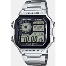 Casio Reloj de hombre AE-1200WHD-1AVEF de acero. Plata