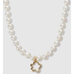 El Corte Inglés Collar de perlas cultivadas. Blanco