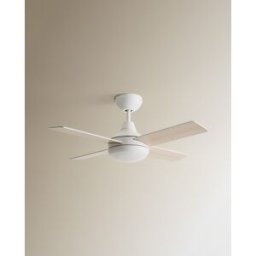 El Corte Inglés Ventilador de techo S con luz LED y motor DC Dominicana. Blanco