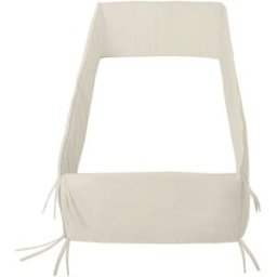 Cambrass Protector para cuna (60x120 cm) Liso E. Blanco roto niño