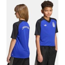 Adidas Camiseta de niños Argentina Mundial 2026 Pre Match . (14 años) Azul