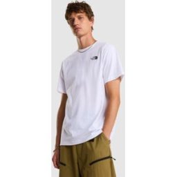 The North Face Camiseta recta para hombre NSE Box . Blanco
