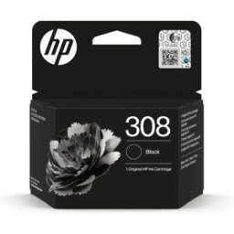 HP Cartucho de Tinta Original 308 negro (7FP21UE).