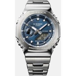 Casio Reloj de hombre G-Shock GM-2110D-2BER de acero. Plata