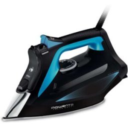Rowenta Plancha de vapor Focus Excel vapor continuo 45 g-min modo Eco. Negro / Azul