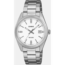 Casio Reloj 1302 UTP-1302PD-7AVEF de acero. Blanco