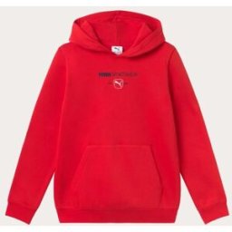 Puma Sudadera de Casual de Niño CLASS Graphic Hoodie FL B . (7-8 años) Rojo