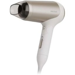 Cecotec Secador de pelo DC IoniCare Power&Go Heaven Champagne. Blanco