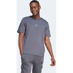 Adidas Camiseta de hombre AOP Colourblock . (S) Gris