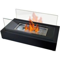 CLIMACITY Estufa bioalcohol Algeiros 750W Negro. Negro