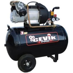 CEVIK PRO Compresor de Aire 100 litros 3 HP. Negro