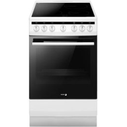 Fagor Cocina compacta con placa vitroceramica y horno eléctrico Classic - 3CLV-500BB. Blanco