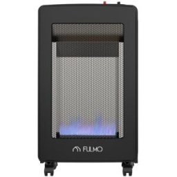 AVANZZA Estufa Gas Portátil Llama Azul L Fulmo 4,2 kW. Negro