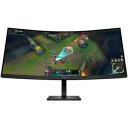 HP Monitor PC Gaming 86,4cm (34") OMEN 34c G2 Curvo, 180Hz, WQHD, audio integrado, AMD FreeSync Premium. Negro