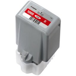 Canon Cartucho de tinta original PFI-1000 R Rojo (0554C001).