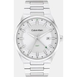 Calvin Reloj de hombre Distinguish GMT 25200489 de acero. Plata