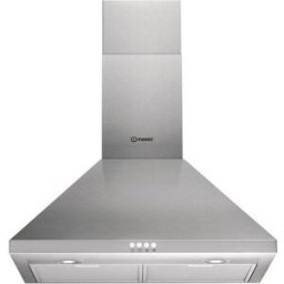 Indesit Campana decorativa 3 potencia de extracción - IHPC 6.5 LM X. Acero Inox