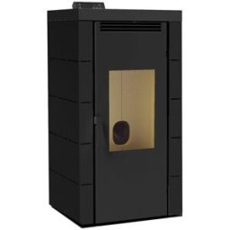 FM CALEFACCIÓN Estufa Pellets Aire Frontal Canalizable BP-700. Negro