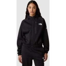 The North Face Forro polar con capucha de mujer Mountain Athletics . (L) Negro