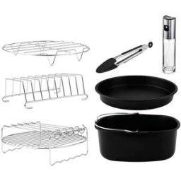 Cecotec Accesorios para freidora sin aceite Cecofry Pack Accessories. Negro