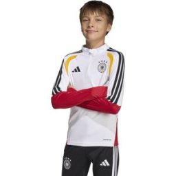 Adidas Camiseta de niños Alemania Mundial 2026 Tiro Entreno . (8 años) Blanco
