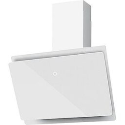 Mepamsa Campana decorativa aspiración perimetral e inferior - Luna Plus cristal blanco 90. Cristal blanco