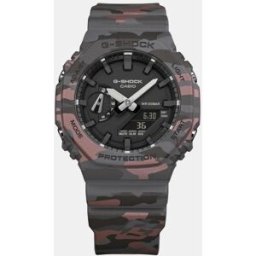 Casio Reloj GA-2100CM-8AER de resina gris. Negro