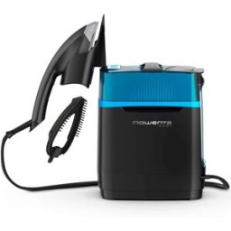 Rowenta Centro de planchado vertical y cepillo de vapor UR2020 Cube 2170W 5.8 bares, depósito 1.1 L. Negro