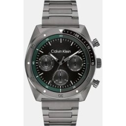Calvin Reloj de hombre CK Flex 25200466 multifunción de acero. Gris