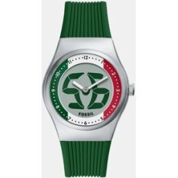 Fossil Reloj de hombre world flags big tic méxico. Verde