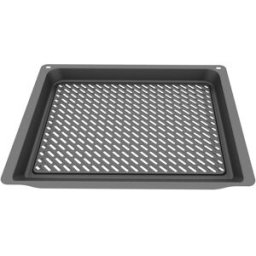 Siemens Bandeja multiperforada para hornos con función airFry y Grill, - HZ629070. Negro
