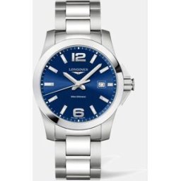 Longines Reloj de hombre Conquest L37594966 de acero. Azul