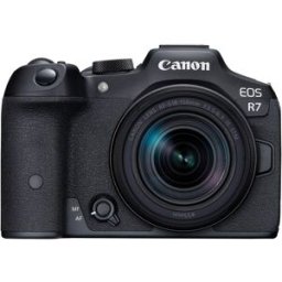 Canon Cámara Evil EOS R7 con objetivo RF-S 18-150mm F3.5-6.3 IS STM. Negro