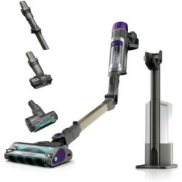 Shark Aspirador de escoba PowerDetect IP3251EUT, 300 W, 70 min Autonomía, Base Autovaciado, Especial Mascotas. Gris