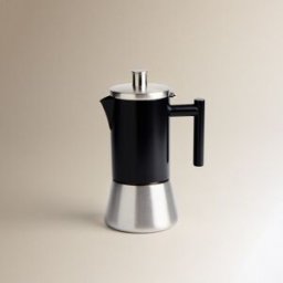 El Corte Inglés Cafetera de acero inoxidable Romano. (4 Tazas) Acero
