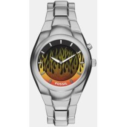 Fossil Reloj de hombre archival big tic de acero. Plateado
