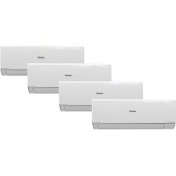 HAIER Aire acondicionado Multisplit 4x1 Inverter con 2.236 frig-h + 2.236 frig-h + 2.236frig-h + 3.010 frig-h - TIDE 25+25+25+35-75 PREMIUM. Blanco
