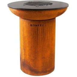 BONFEU Chimenea de Leña Exterior Bonbiza Corten. Óxido
