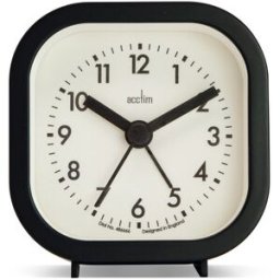 Acctim Reloj despertador mini Robyn . Negro