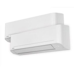 Toshiba Aire acondicionado Multisplit 2x1 con 2.838 frig-h + 3.612 Kcal-h - BASIC 13 + 16. Blanco
