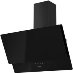 Cata Campana decorativa 5 velocidades + 1 turbo 70 cm -JUNO + 7000 GBK. Cristal negro