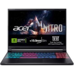 Acer Portátil Gaming Nitro V 16S AI, Ryzen 7-260, 32GB, 1TB SSD, GeForce RTX 5060, 16", W11. Negro