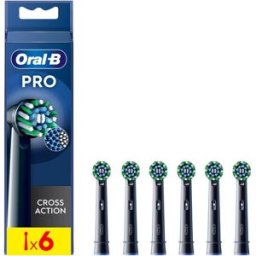 Pack de 6 cabezales de recambio Oral b - Braun Cross Action.