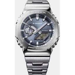 Casio Reloj de hombre G-Shock GM-2110D-8AER de acero gris. Gris