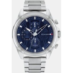 Tommy Hilfiger Reloj de hombre Jax 1710656 multifunción de acero. Plata